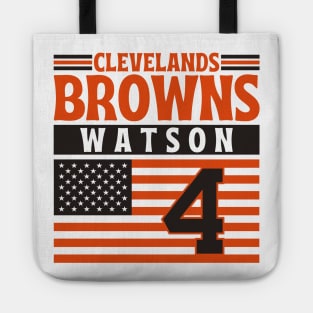 Cleveland Browns Watson 4 American Flag Football Tote