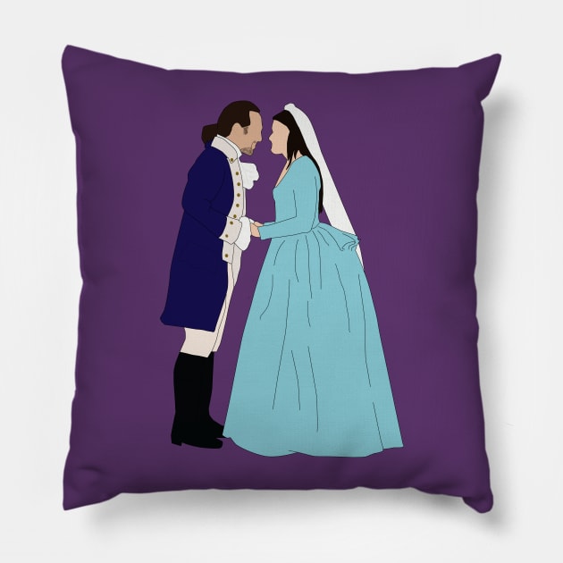 Alex & Eliza Pillow by byebyesally