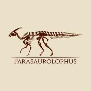 Parasaurolophus Skeleton T-Shirt