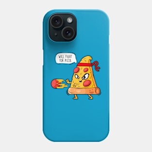 Fight for pizza Phone Case