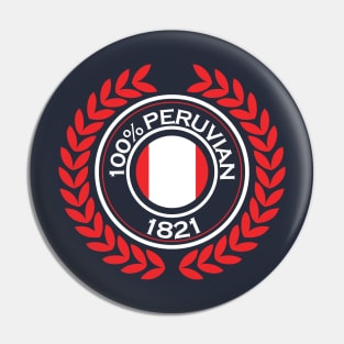 Peruvian Shield Pin