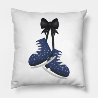 Ice Skates, Ice Skating, Figure Skating, Stars Pillow