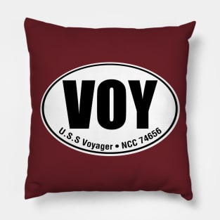 Voyager Travel Sticker Pillow