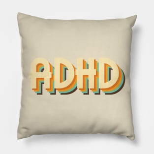 ADHD Retro Pillow