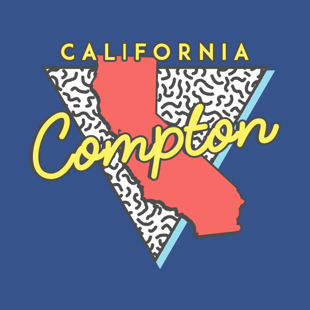 Disover Compton California Triangle - Compton - T-Shirt