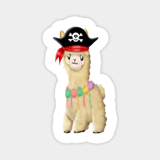 Pirate alpaca Magnet