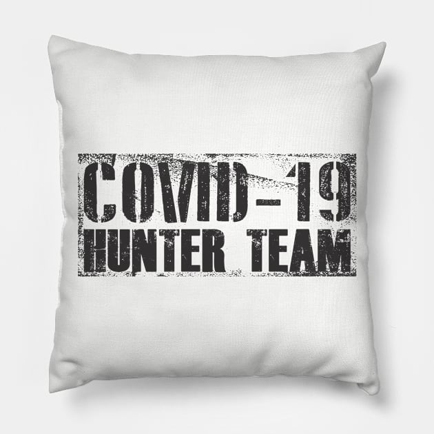 Covid-19 Hunter Team Pillow by SheepDog