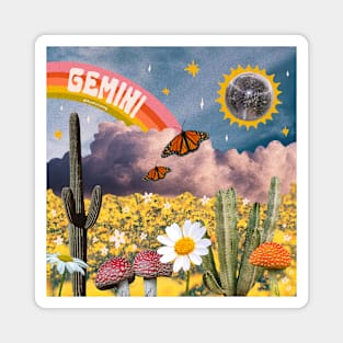 Gemini Collage Magnet