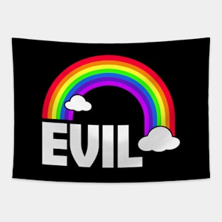 Evil Rainbow Tapestry