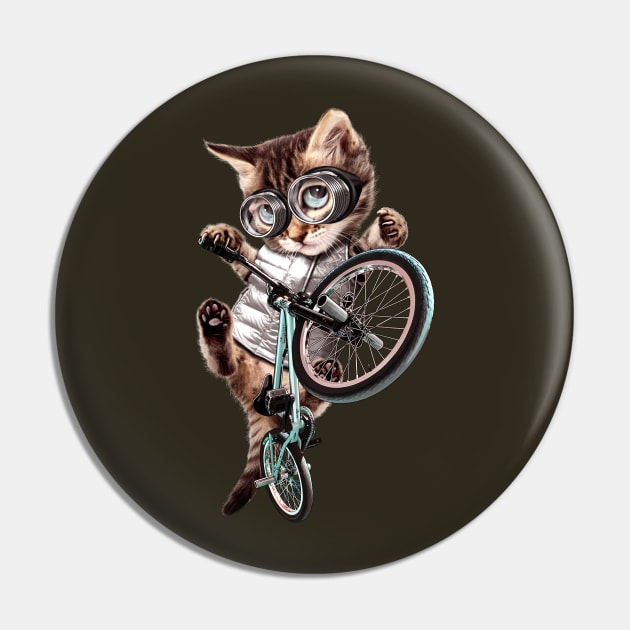 BMX CAT Pin by ADAMLAWLESS