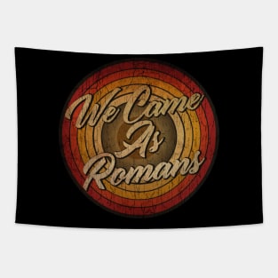 arjunthemaniac, circle retro faded We Came As Romans Tapestry