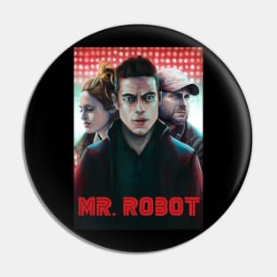 Robot Show Illustration Pin