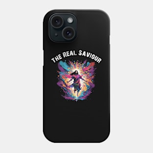 jesus christ the saviour Phone Case