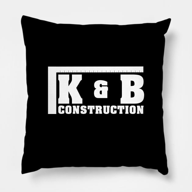 K & B Construction Pillow by StadiumSquad