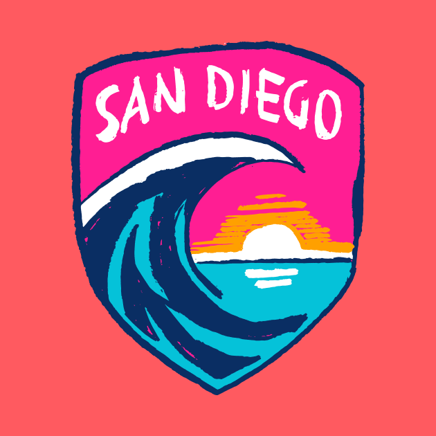 San Diego Waveeee FC 05 by Very Simple Graph