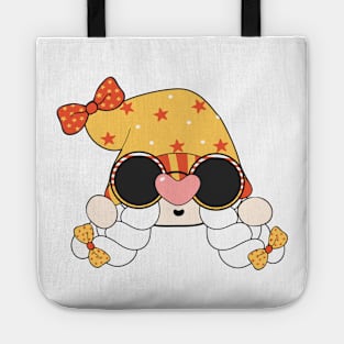 summer Retro vintage Groovy Gnome with cute funny and cheerful character that is going to have the smiles on your face. Tote