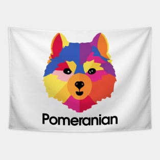 Pomeranian Pop Art Dog Owner Vintage Funny Retro Tapestry
