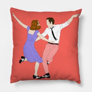 Mia and Sebastian - La La Land Pillow