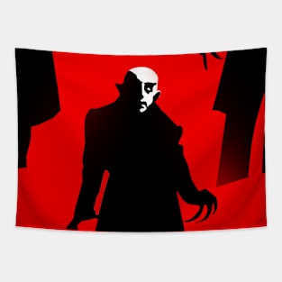 red nosferatu Tapestry