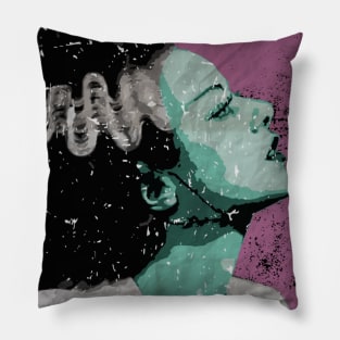 GOLDEN AGE HORROR (Bride of Frankenstein) Pillow