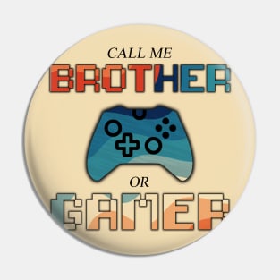 Retro gamer neon design gift Pin