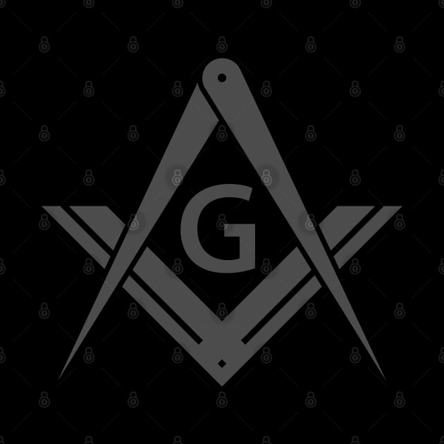 Stealth Square & Compass Masonic Freemason by Master Mason Made