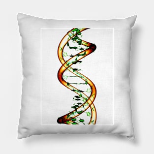 DNA molecule, conceptual artwork (F002/4585) Pillow