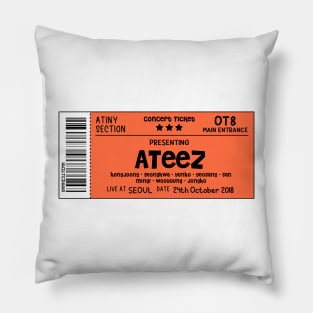 ATEEZ Concert Ticket Pillow