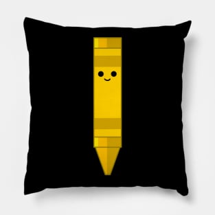 Cute Happy Crayon Pillow