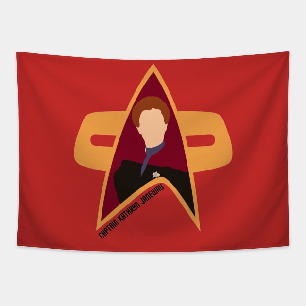 Captain Kathryn Janeway Star Trek, Voyager Star Trek Tapestry