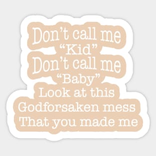 Taylor Swift Stickers - Some Call Me Crunchy