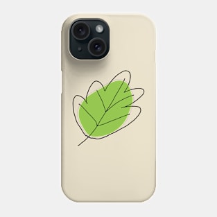 leaf art drawing Phone Case