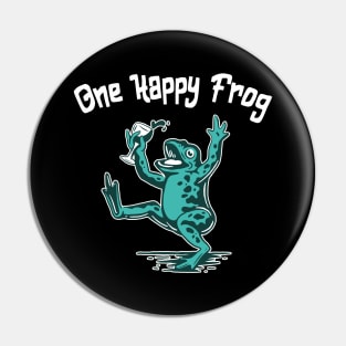 Funny Frog Pin