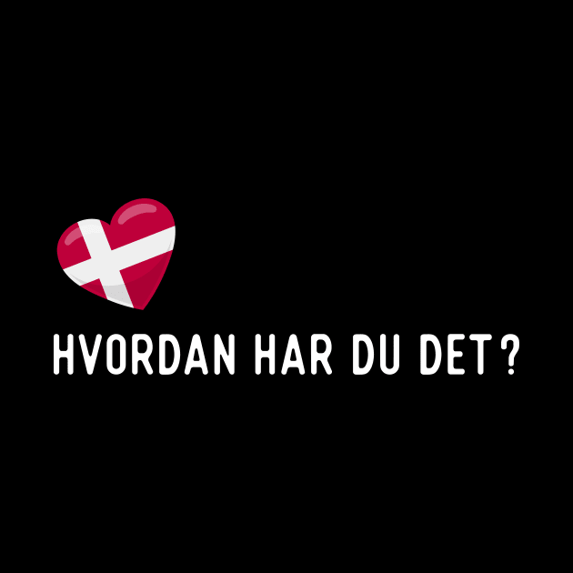 Danish Hvordan Har Du Det Greeting by SunburstGeo