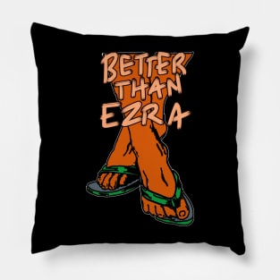 Better than ezra in black Pillow