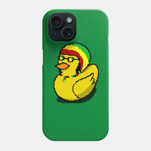 Duckys Rastaman Phone Case by pixelzart