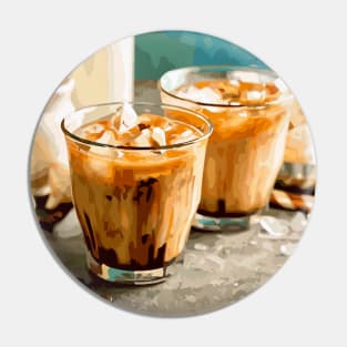 Iced Chestnut Praline Latte Pin