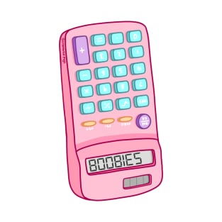 Pastel Calculator Typing T-Shirt