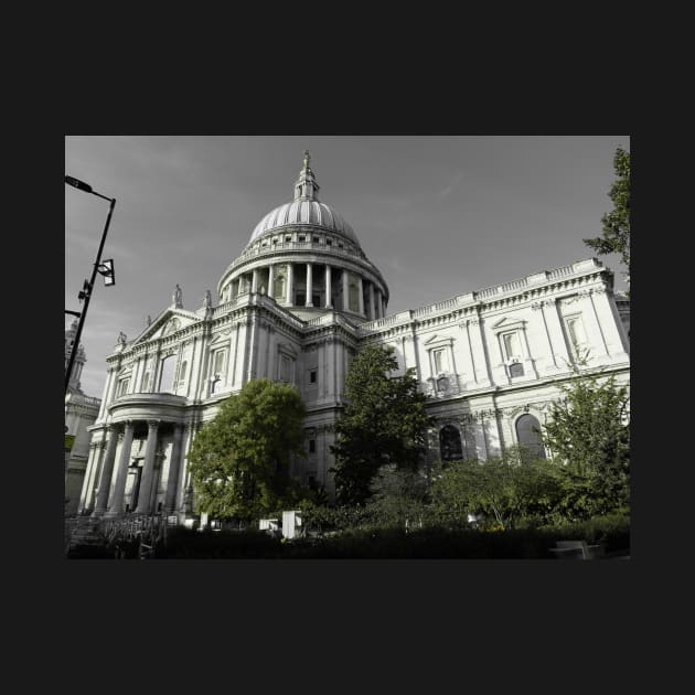 St Paul’s Cathedral and greenery by fantastic-designs