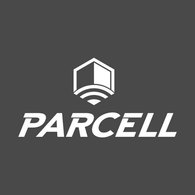 Parcell Stacked - White Logo by Parcell