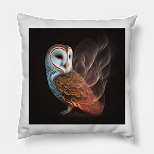 Barn Owl Wisps 07 Pillow