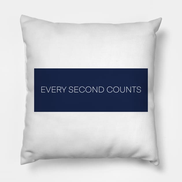 Every Second Counts Pillow by P7 illustrations 