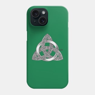 Celtic knotwork triquetra Phone Case