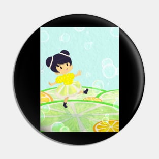 Fizzy Citrus Pin