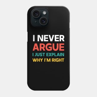 I Just Explain Funny Sarcastic Saying Vintage Retro Phone Case