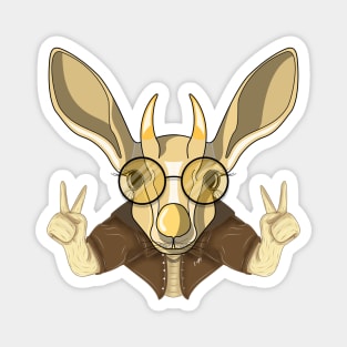 stylish little mountain gazelle Magnet