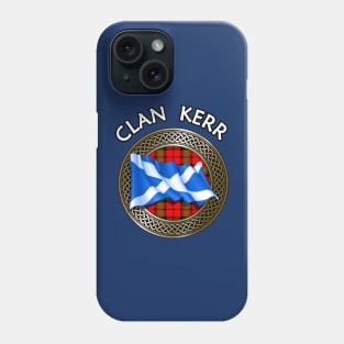 Clan Kerr Crest & Tartan Knot Phone Case