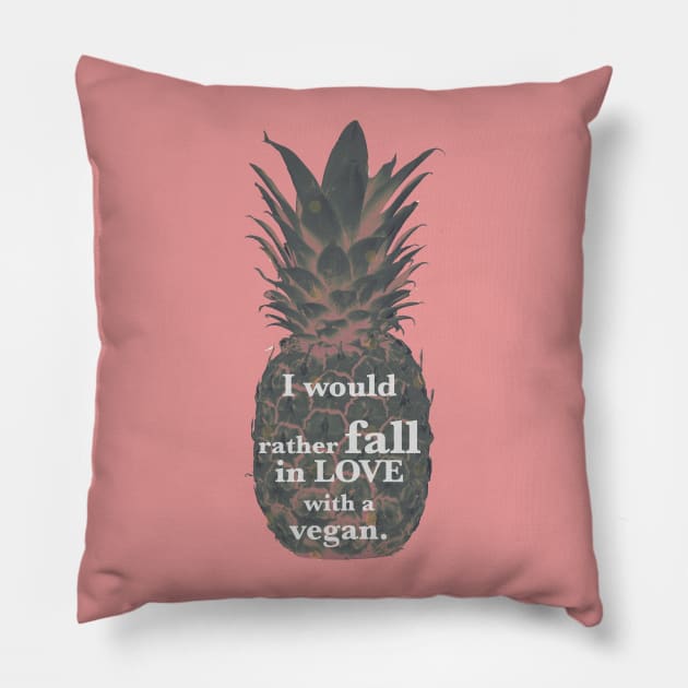 Calton Lassiter_Vegan _ Psych Quotes. Pillow by FanitsaArt