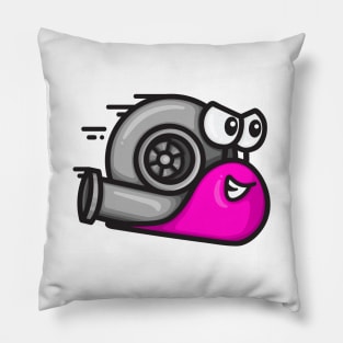 Turbo Snail - Pink Pillow