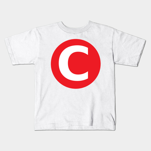 Letter C Big Red Dot Letters Numbers Red Kids T Shirt Teepublic